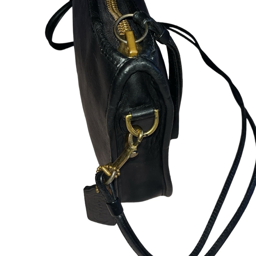 Vintage COACH Y2K Leather BONNIE CASHIN Black Purse double straps No 164-7024 - Picture 9 of 15